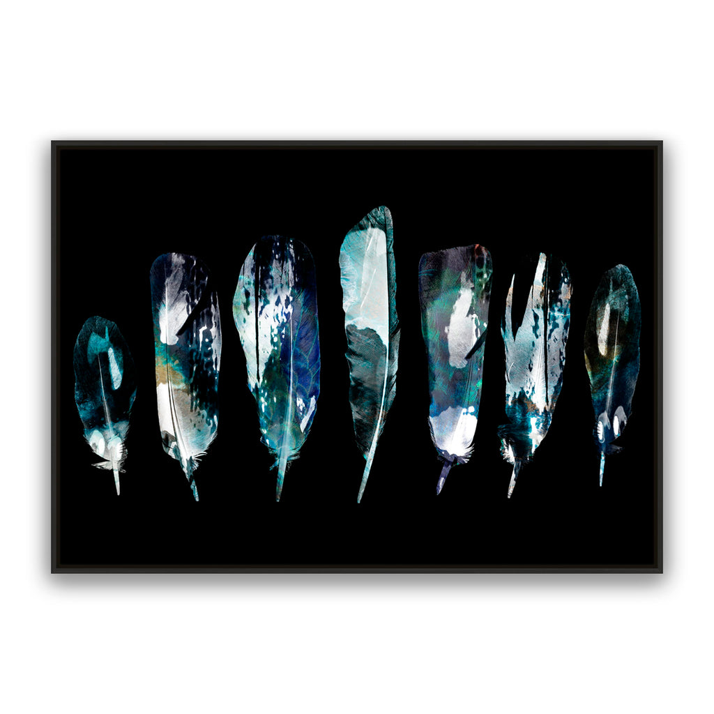 Blue Feathers Landscape