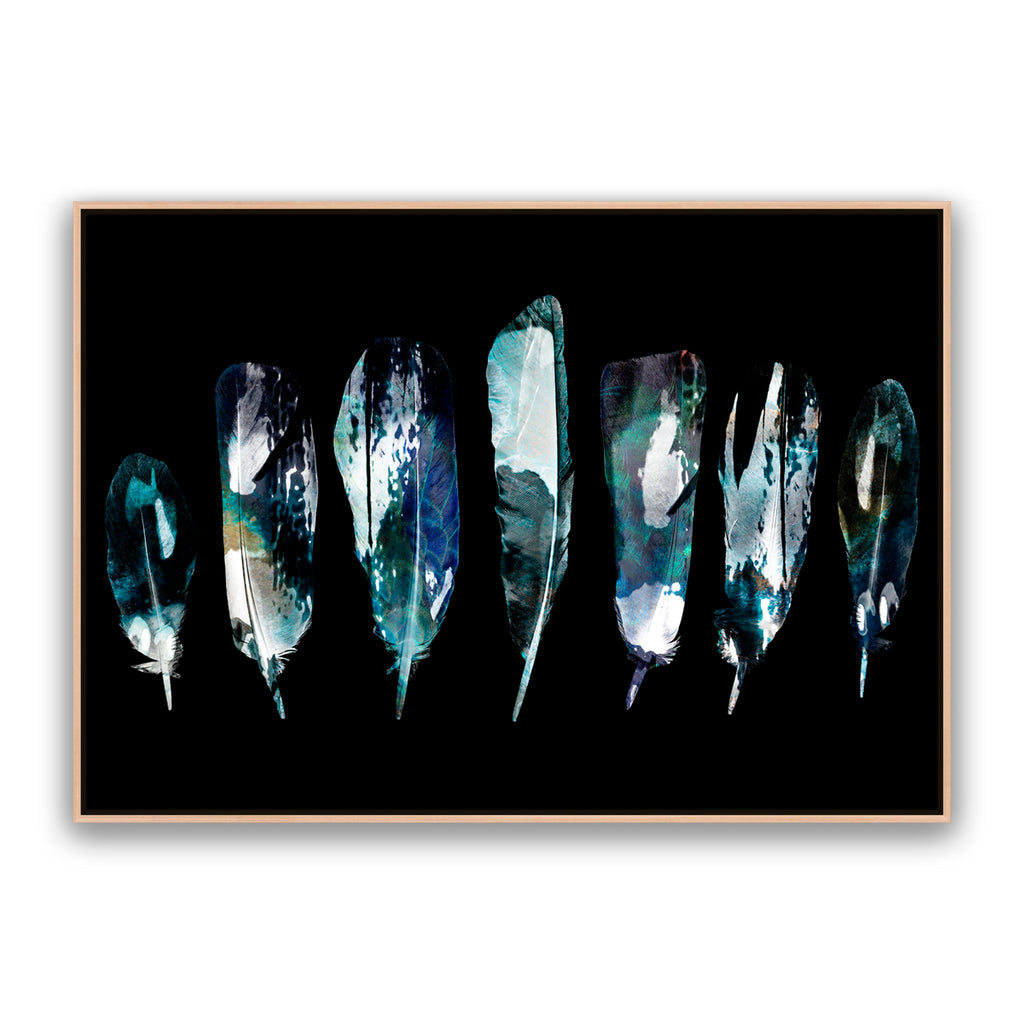 Blue Feathers Landscape