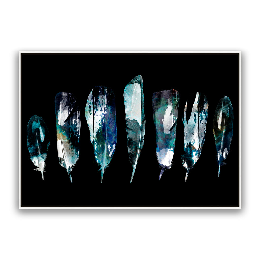 Blue Feathers Landscape