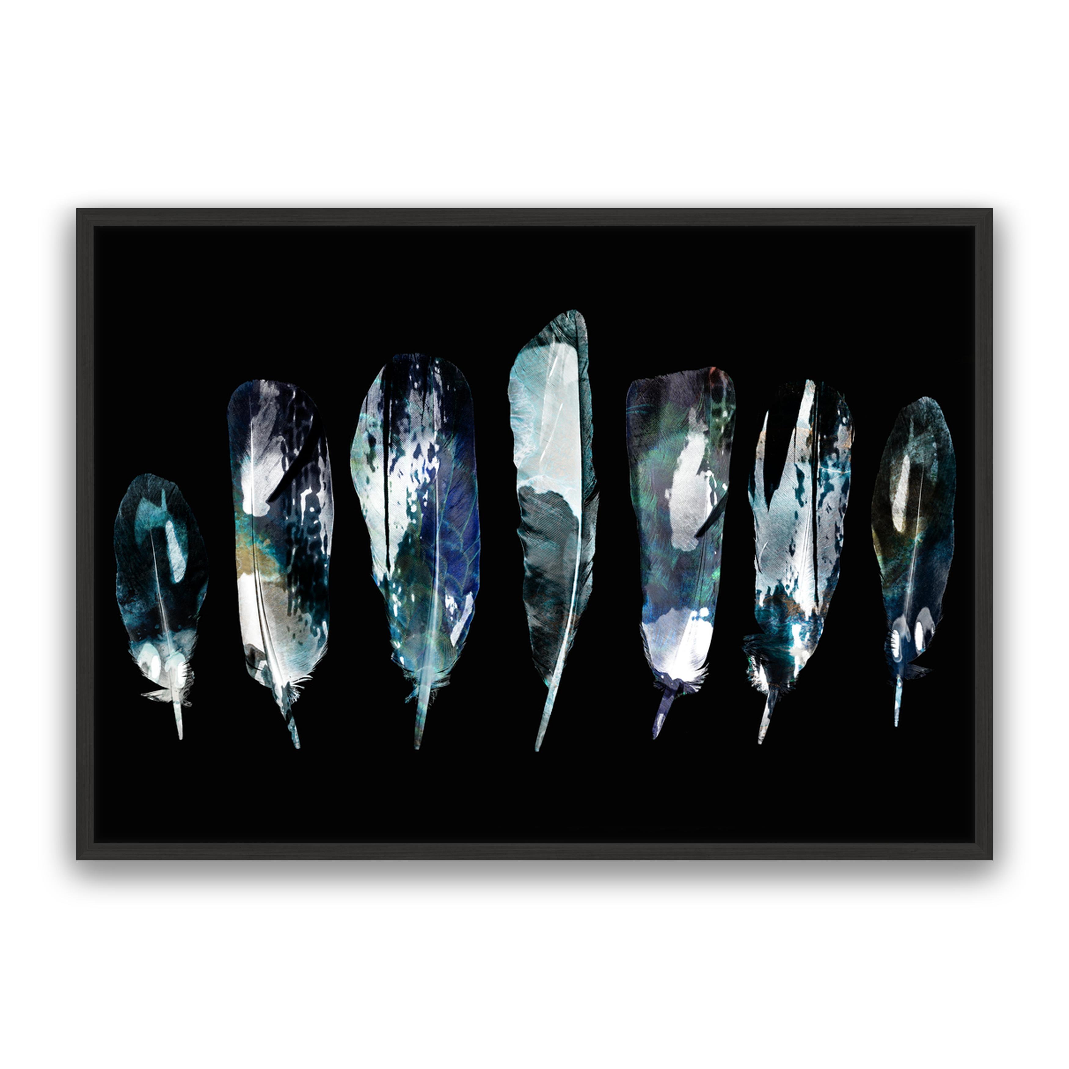 Blue Feathers Landscape
