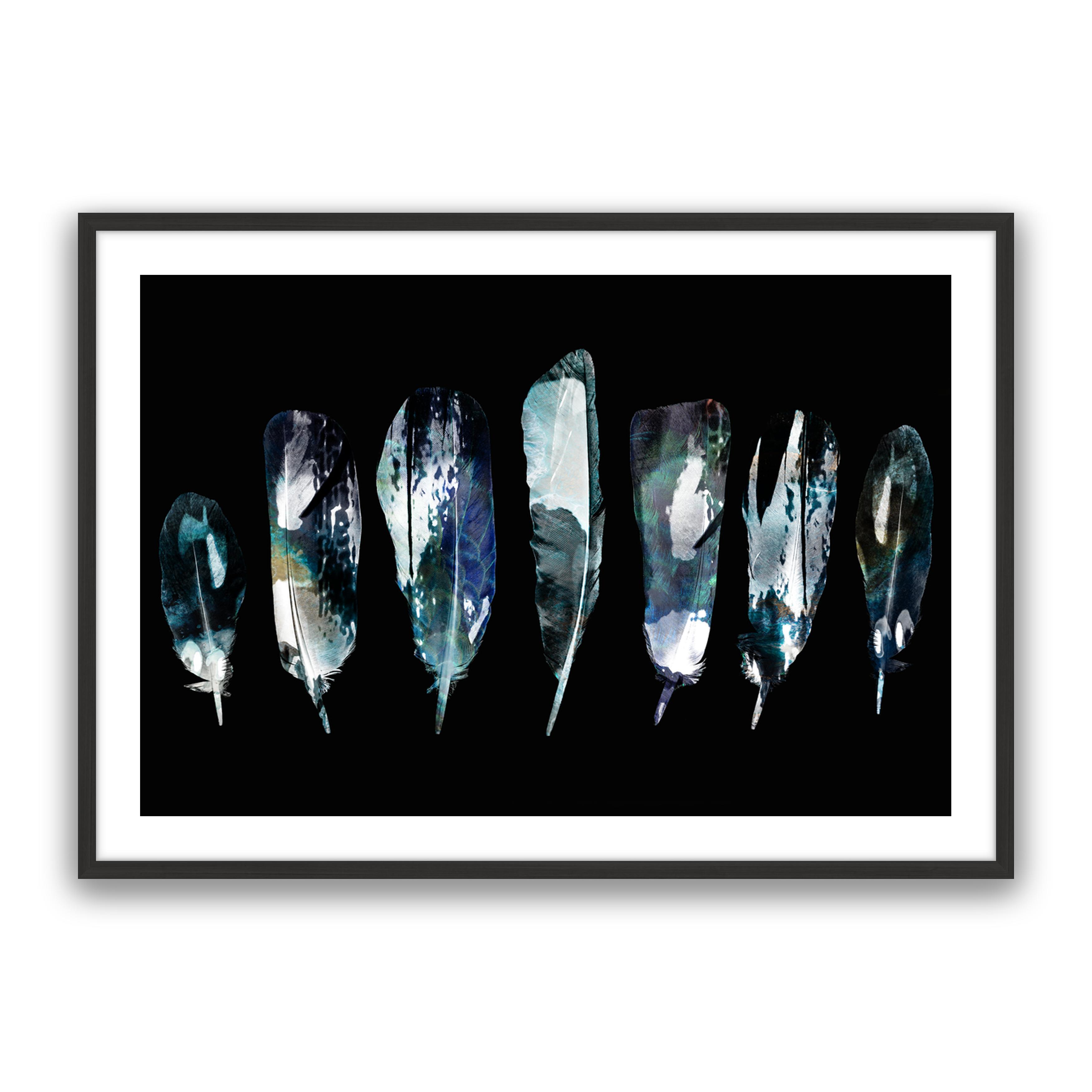Blue Feathers Landscape