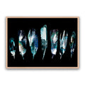 Blue Feathers Landscape