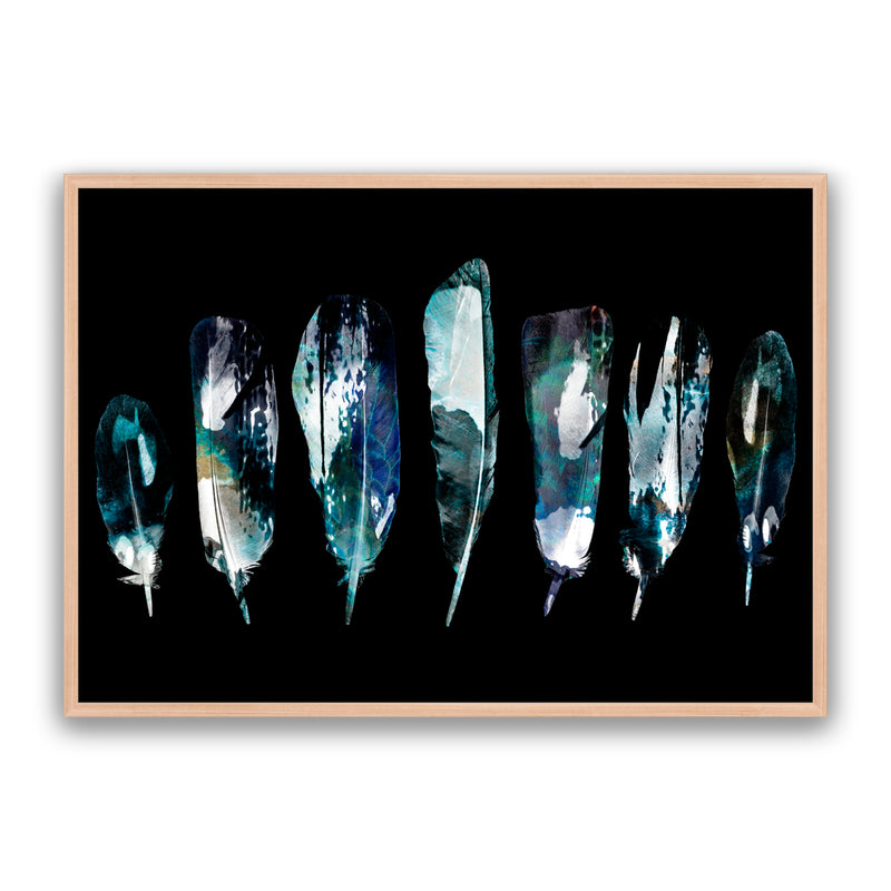 Blue Feathers Landscape