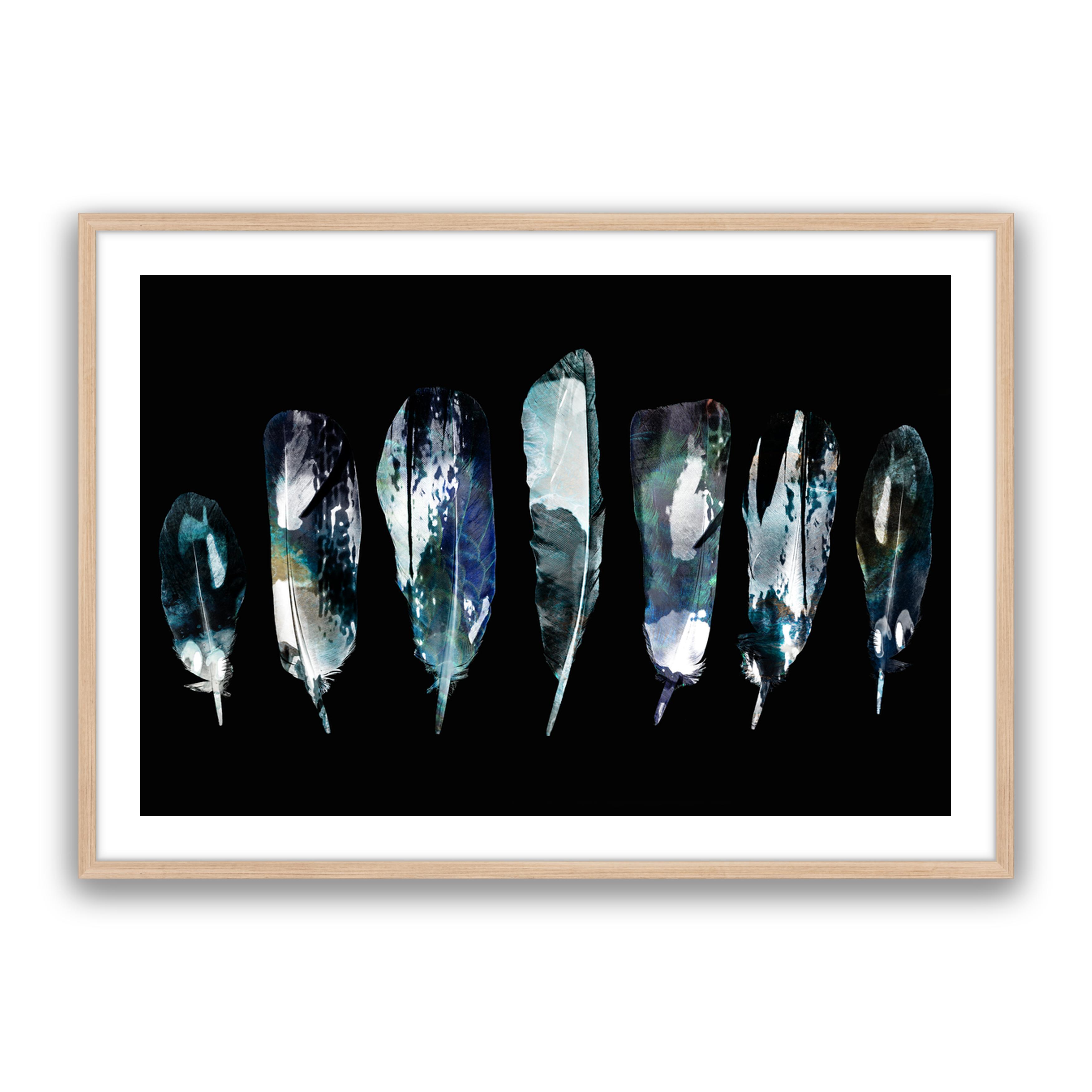 Blue Feathers Landscape