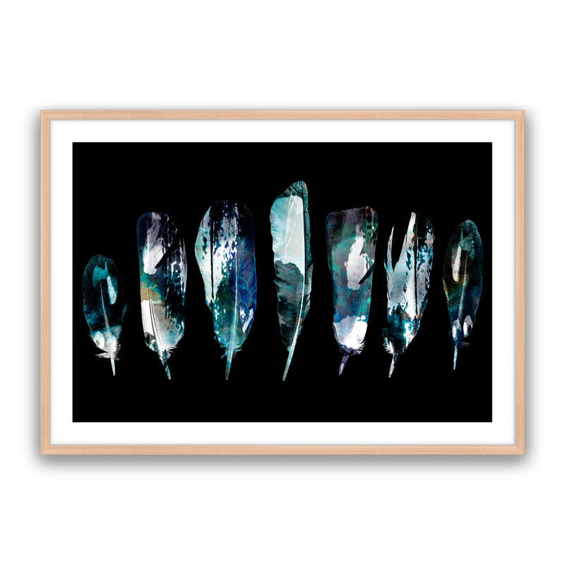 Blue Feathers Landscape
