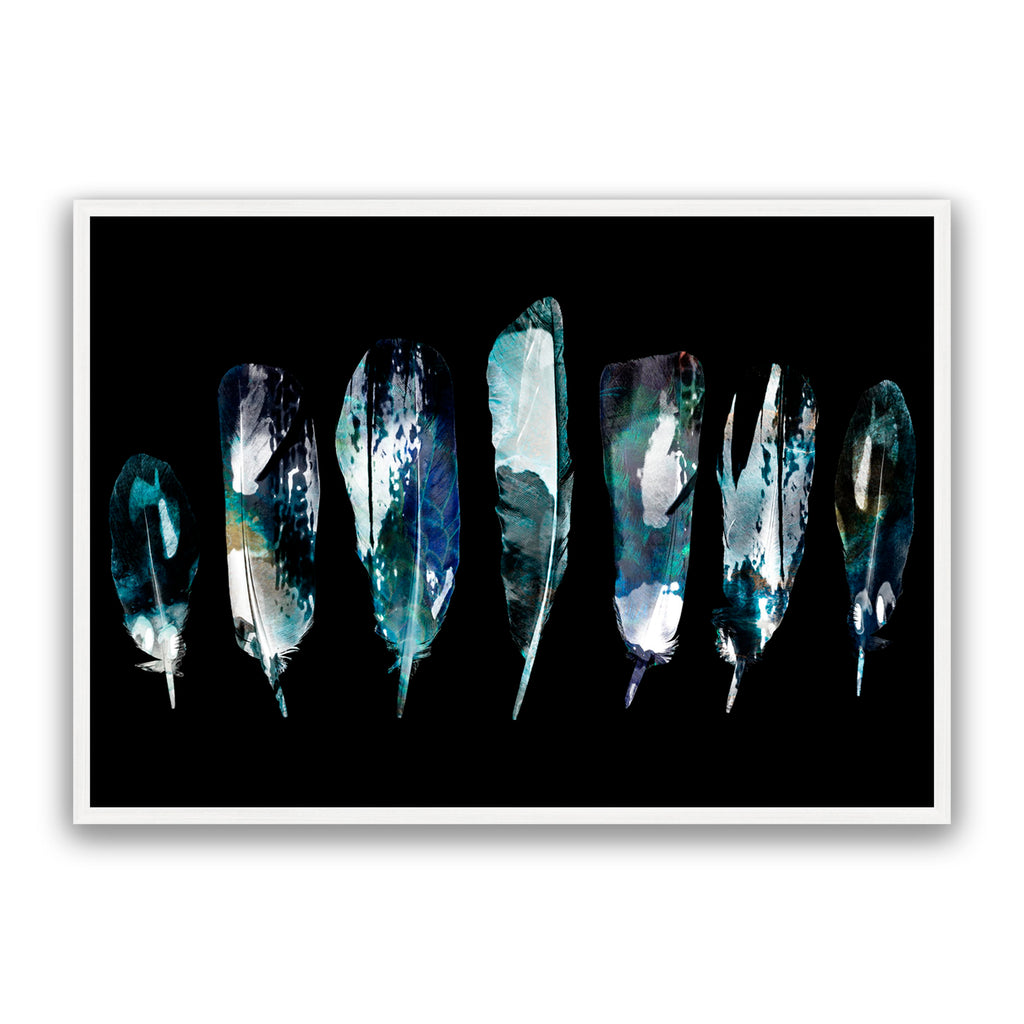 Blue Feathers Landscape