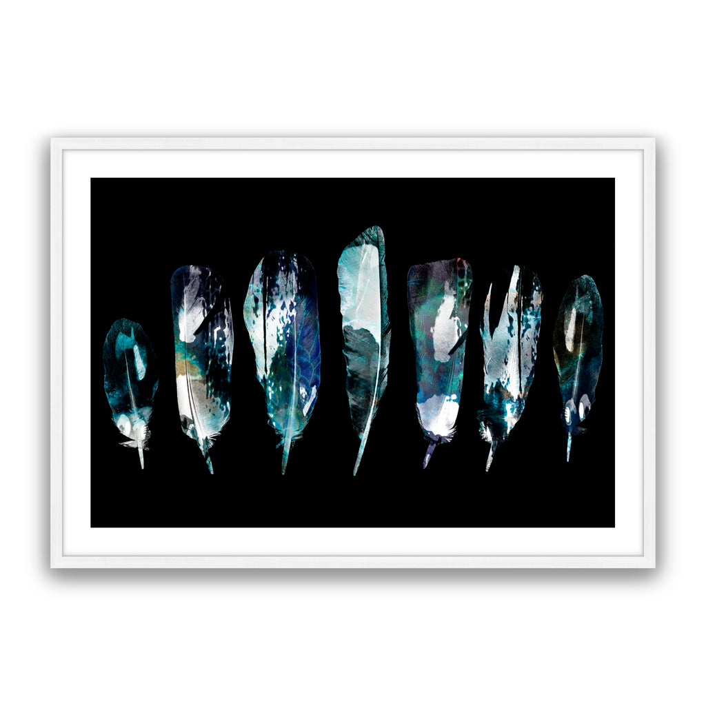 Blue Feathers Landscape