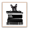 Book Stack French Bulldog