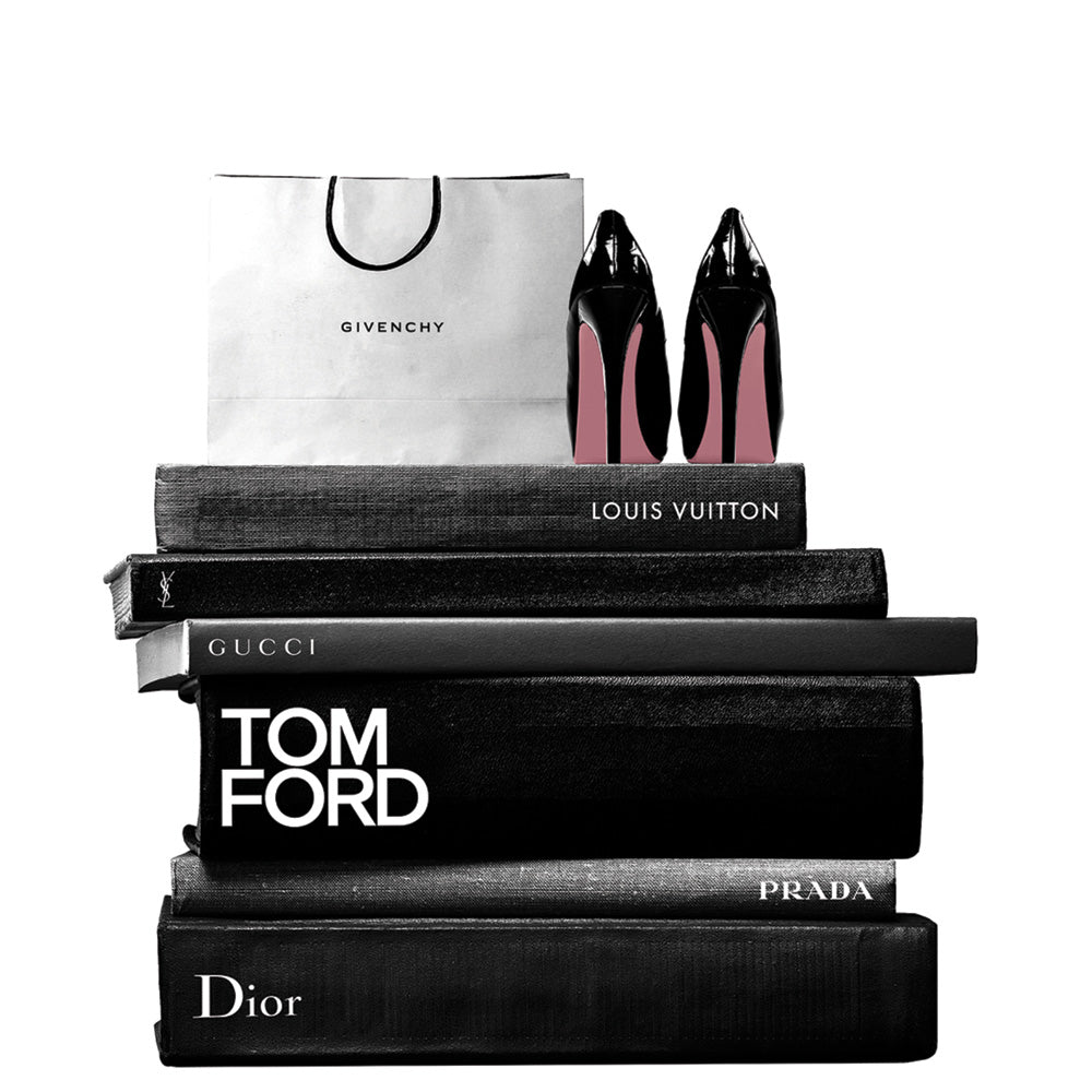Books And Bag Bw Square