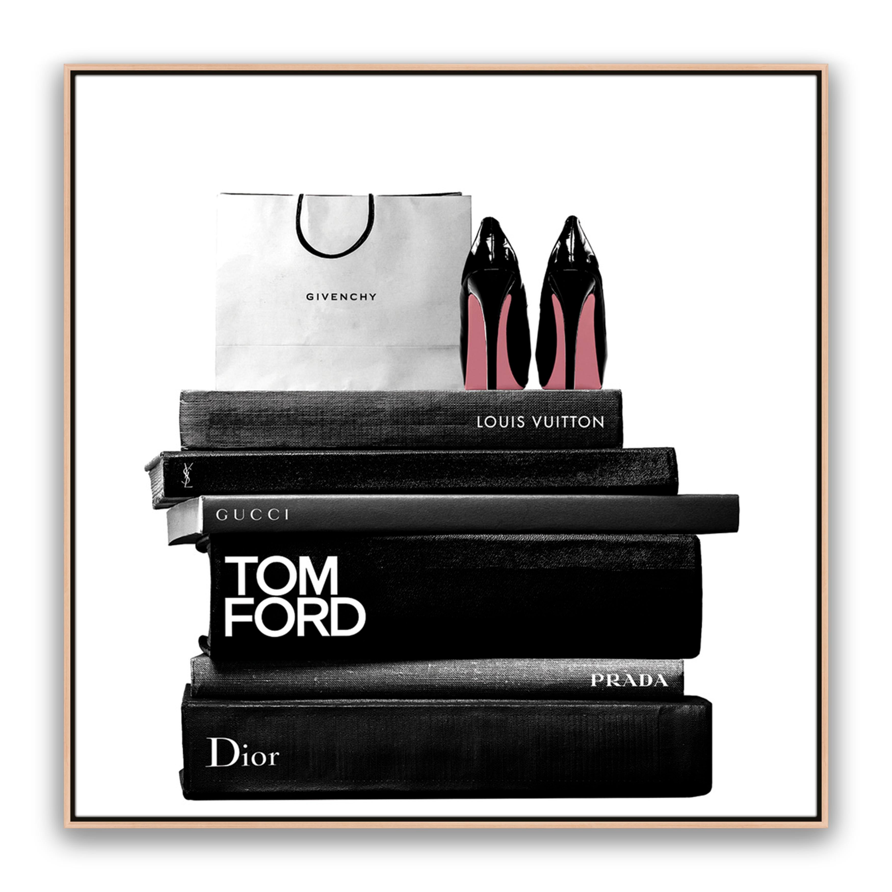 Books And Bag Bw Square
