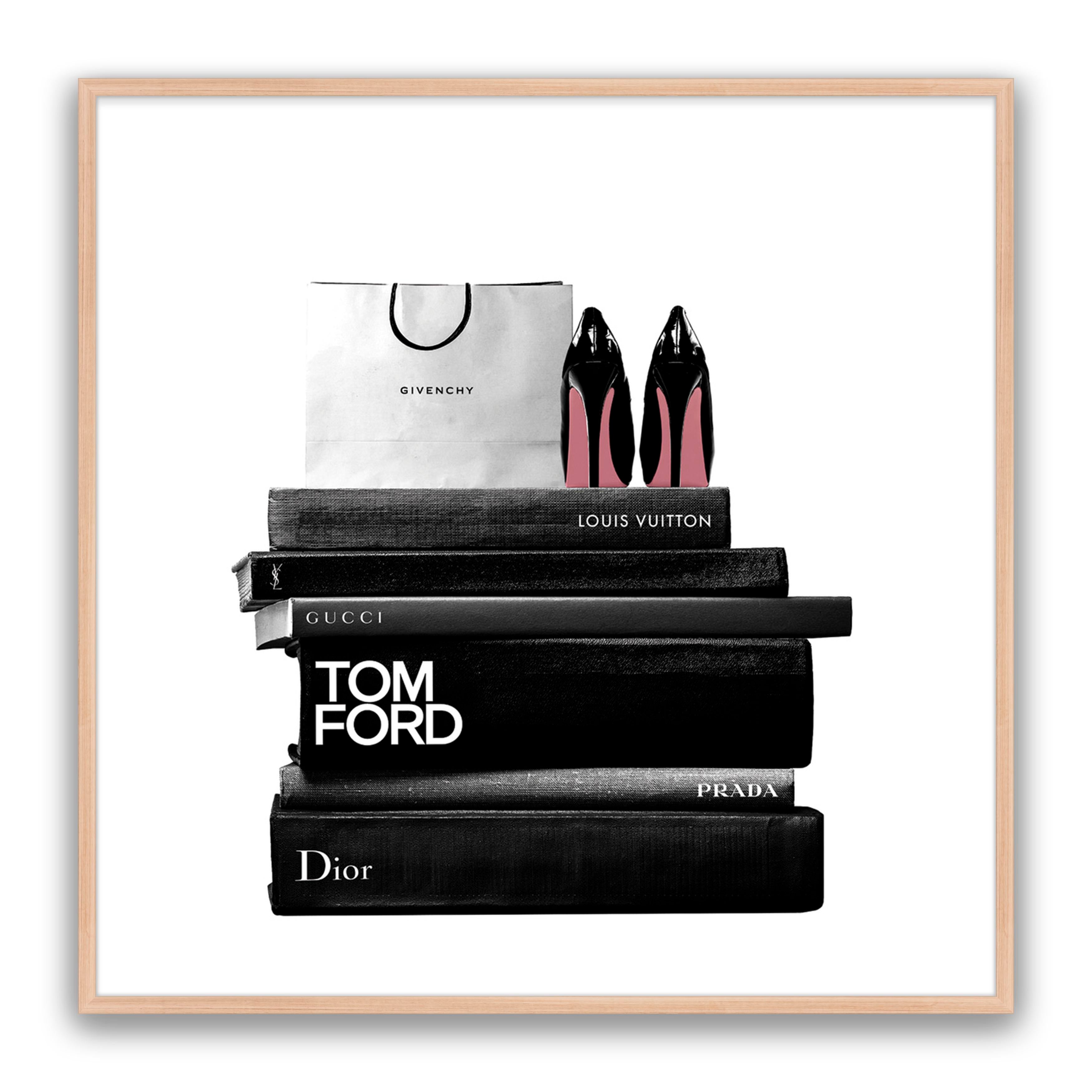 Books And Bag Bw Square