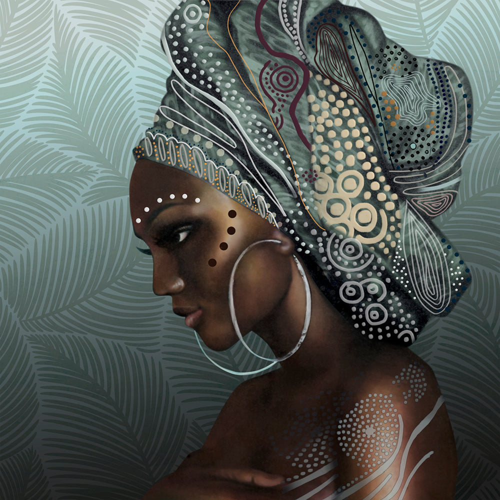 Queen Amina Blue