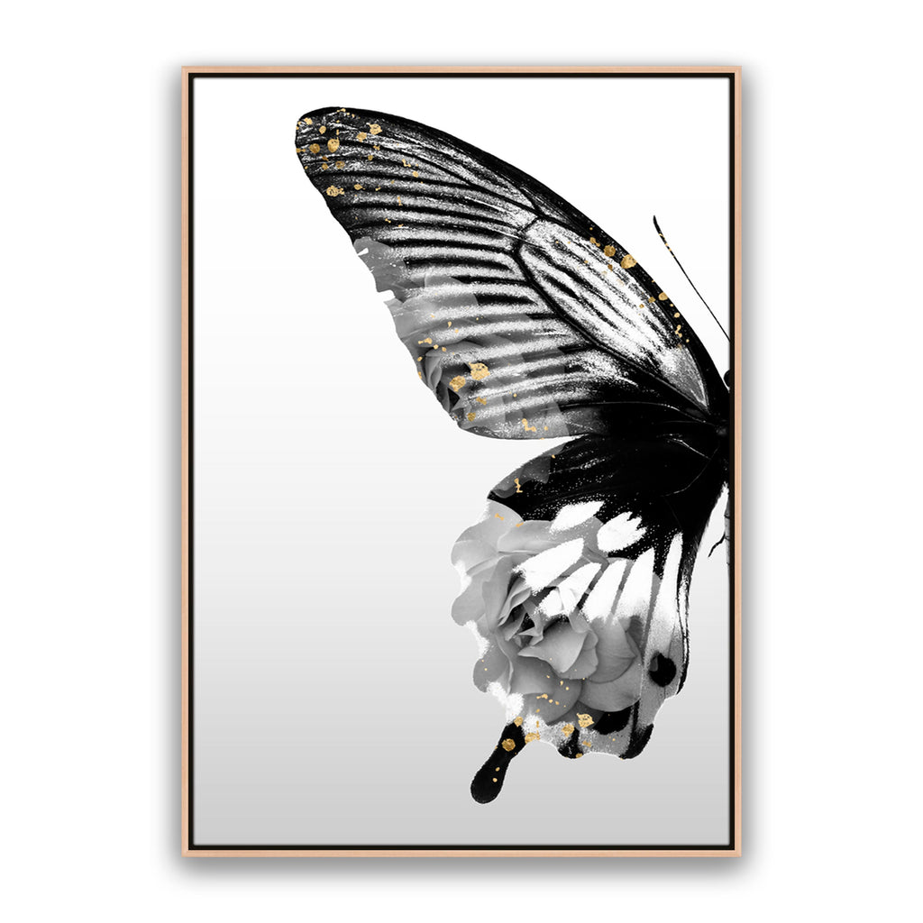 Butterfly Floral Left