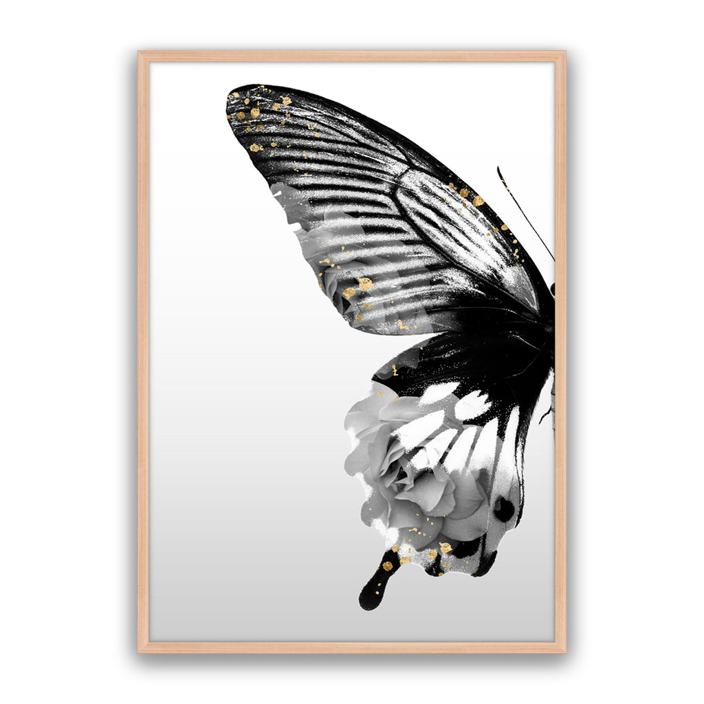 Butterfly Floral Left