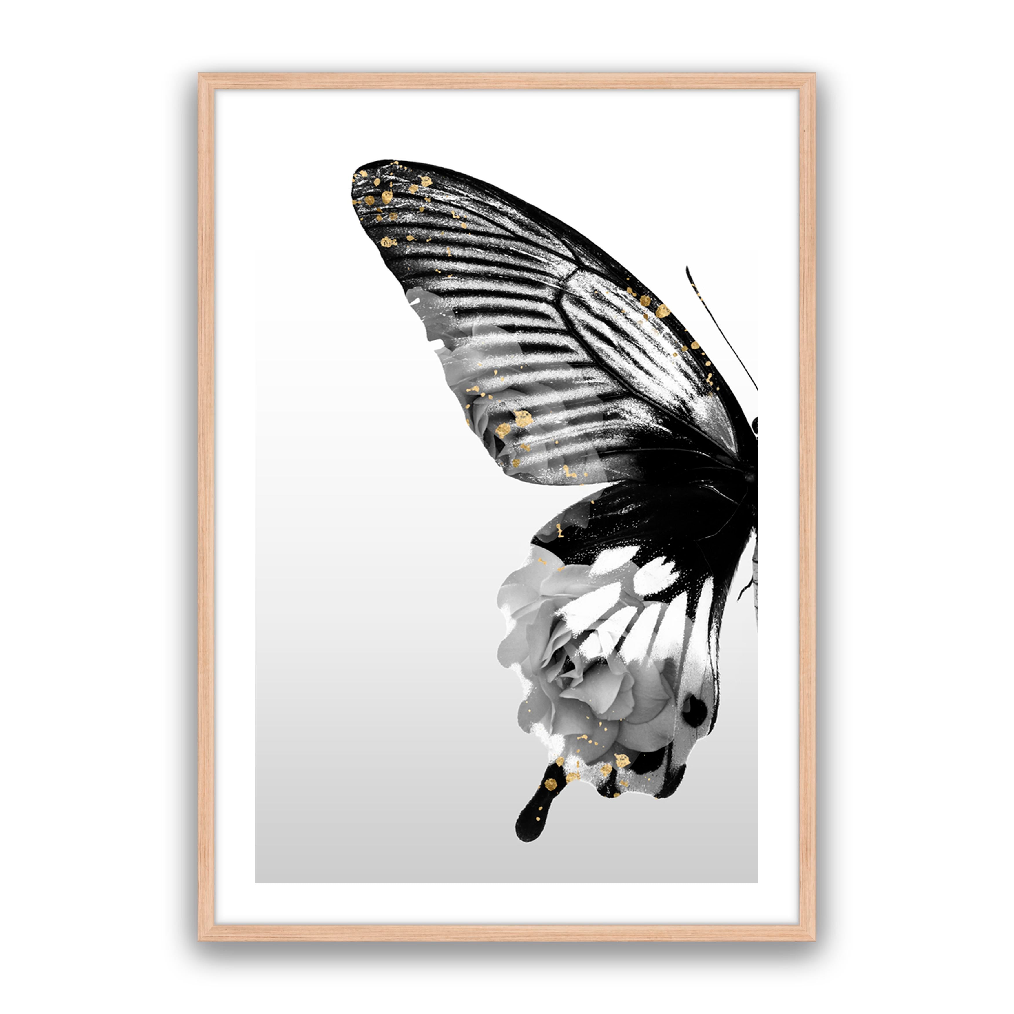Butterfly Floral Left
