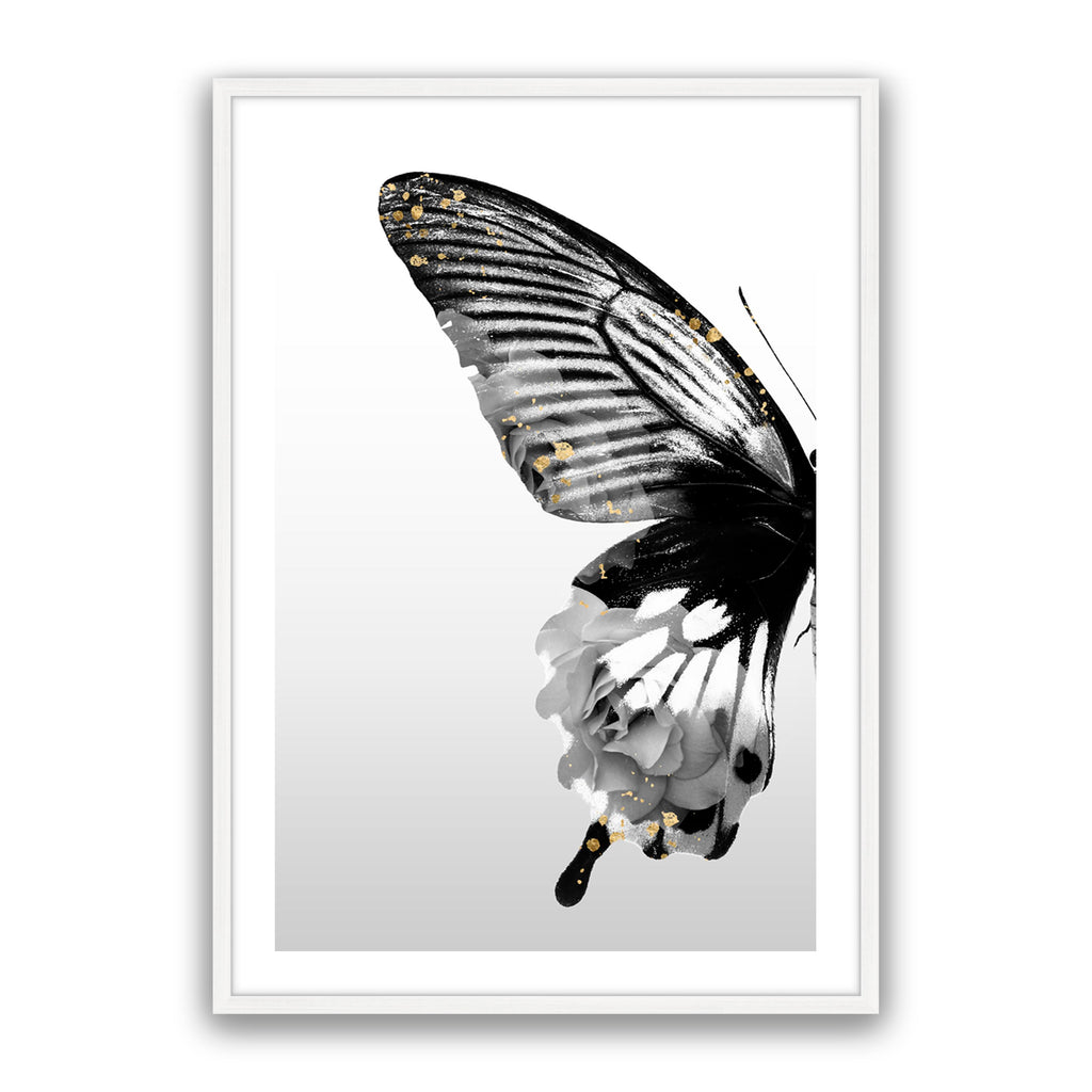 Butterfly Floral Left