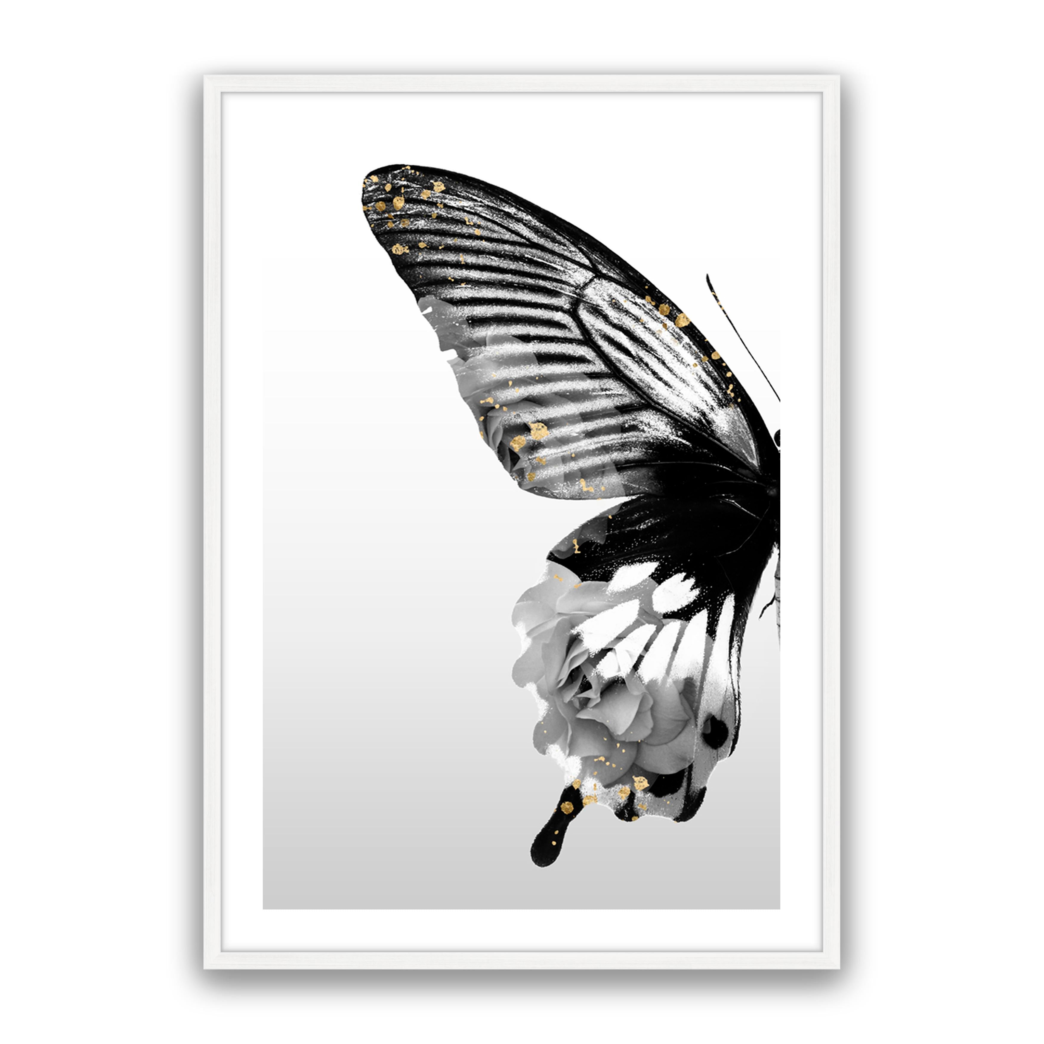 Butterfly Floral Left