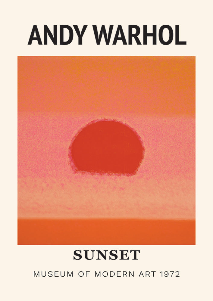 Warhol Sunset Rouge