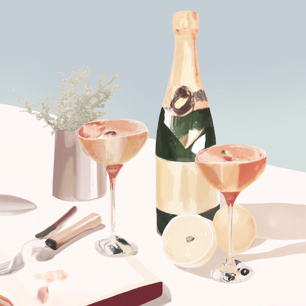 Poolside Champagne