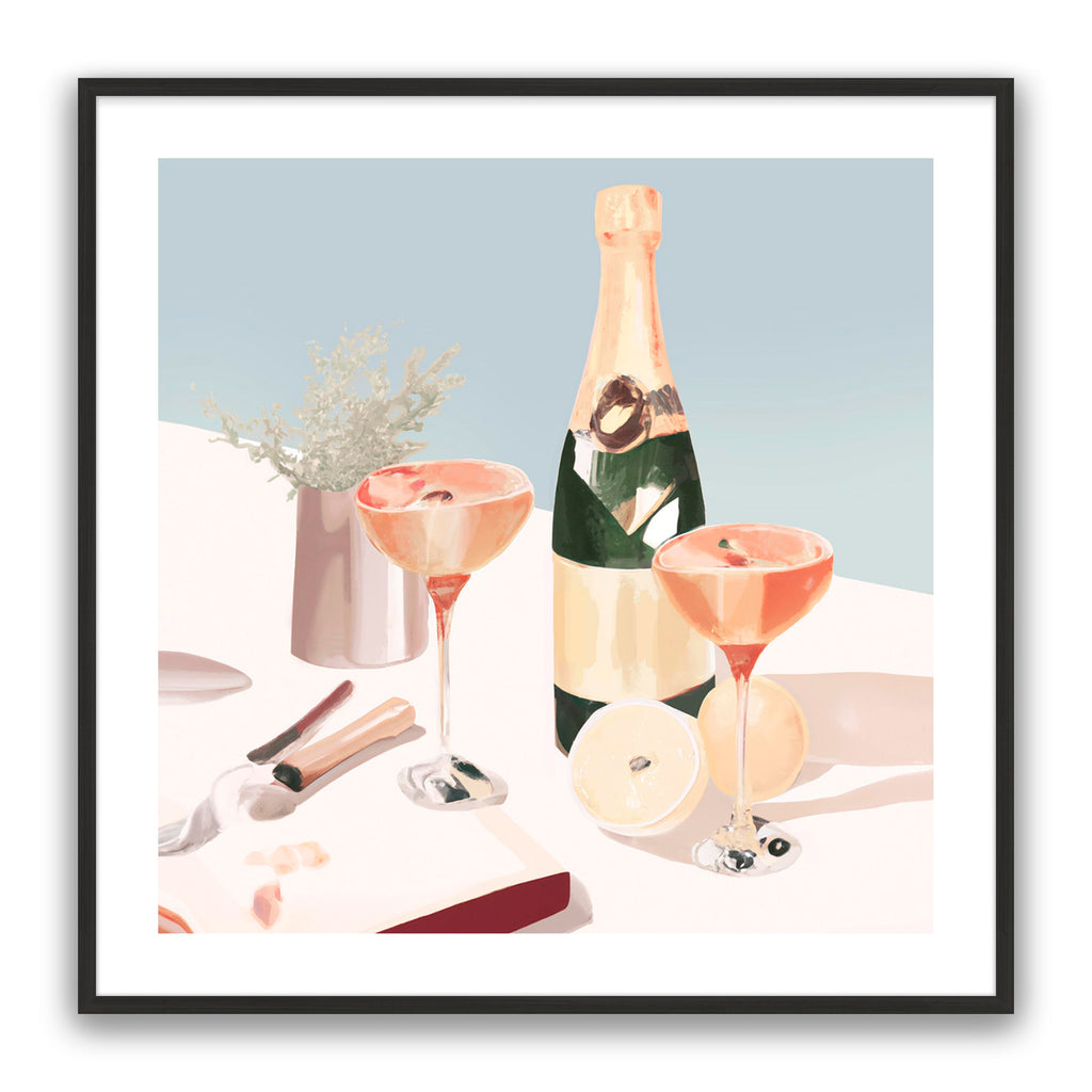 Poolside Champagne