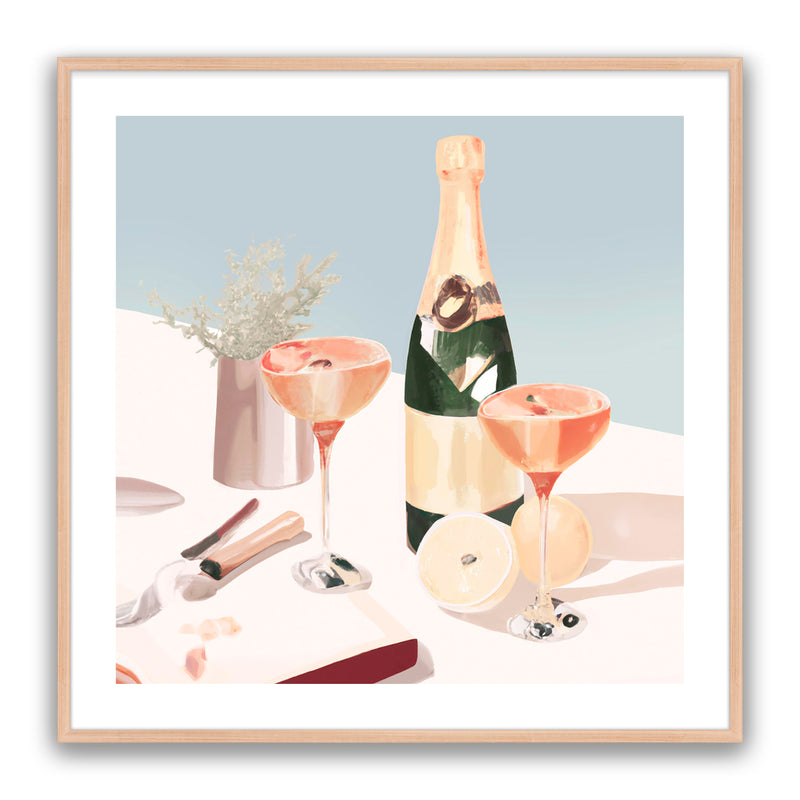 Poolside Champagne
