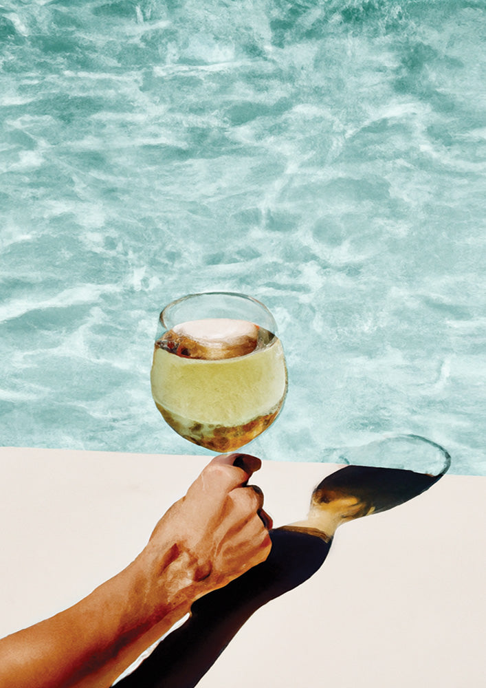 Poolside Wine