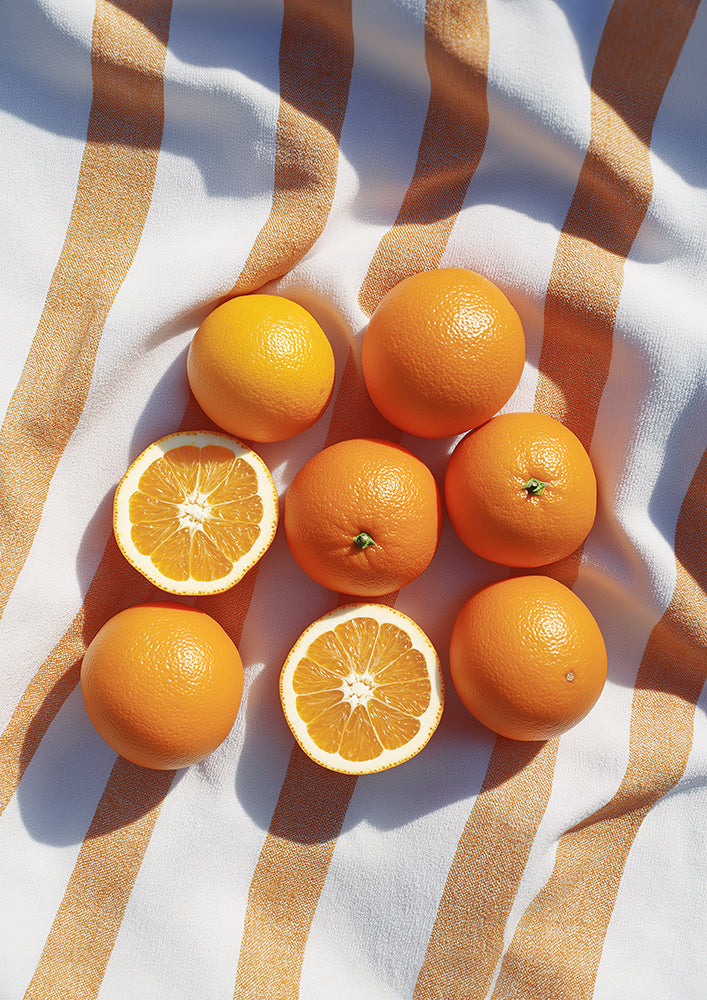 Orange Stripe Portrait