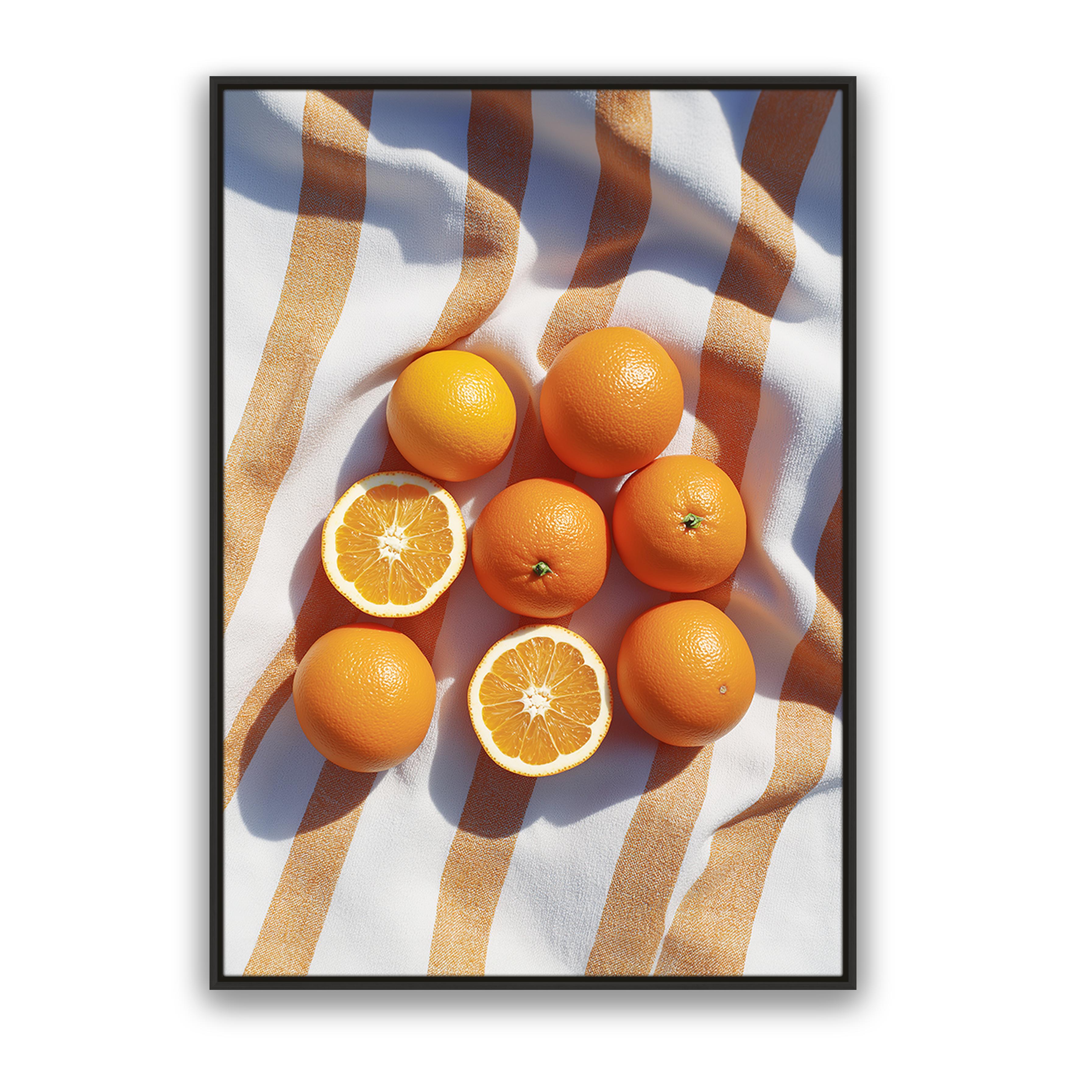 Orange Stripe Portrait