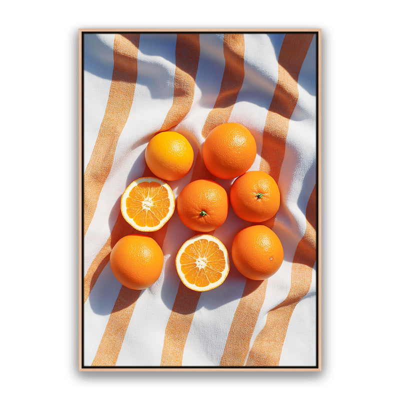 Orange Stripe Portrait