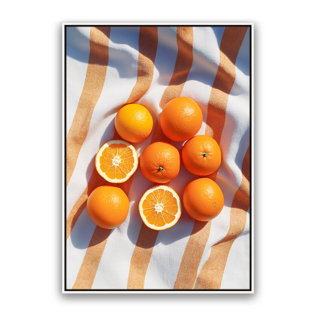 Orange Stripe Portrait