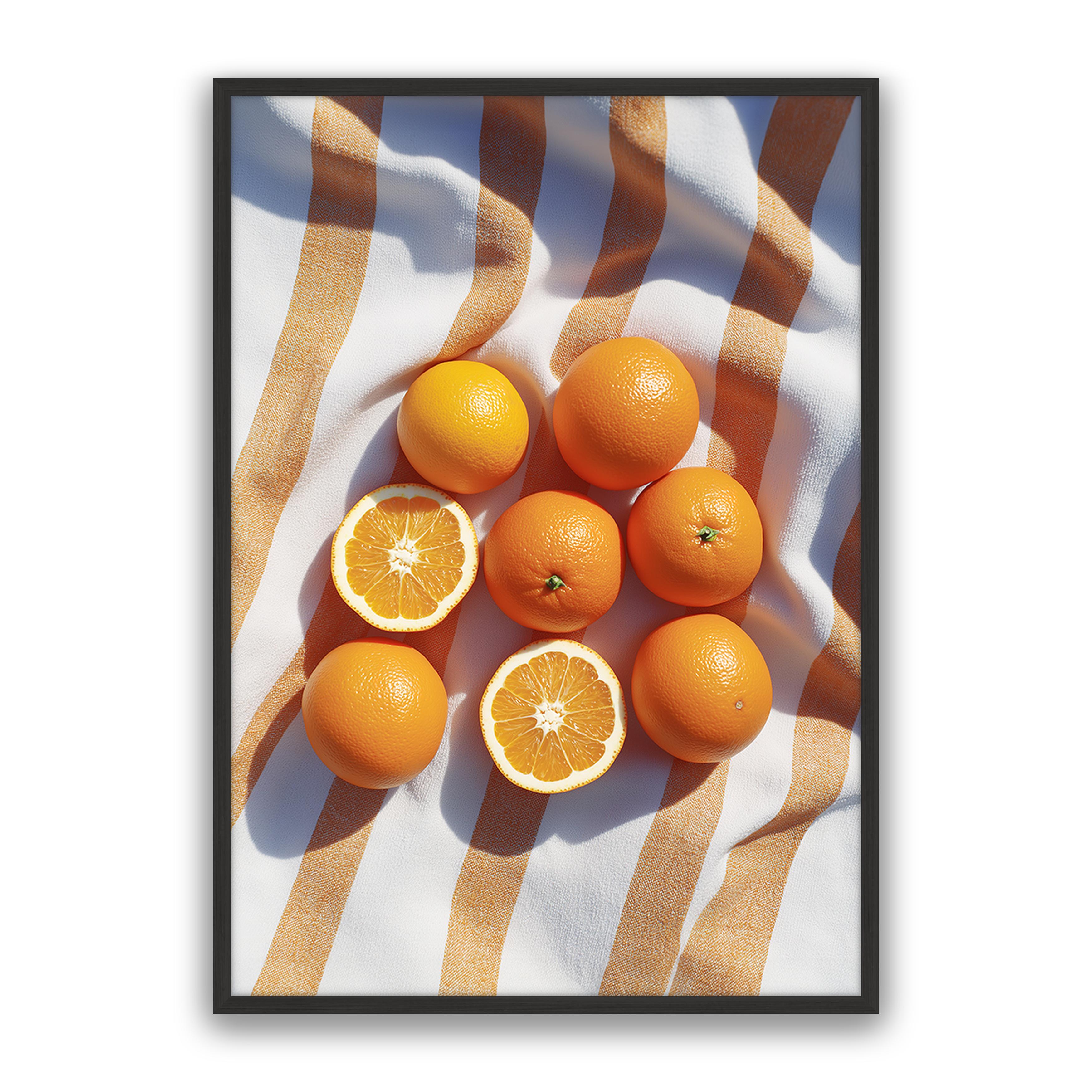 Orange Stripe Portrait