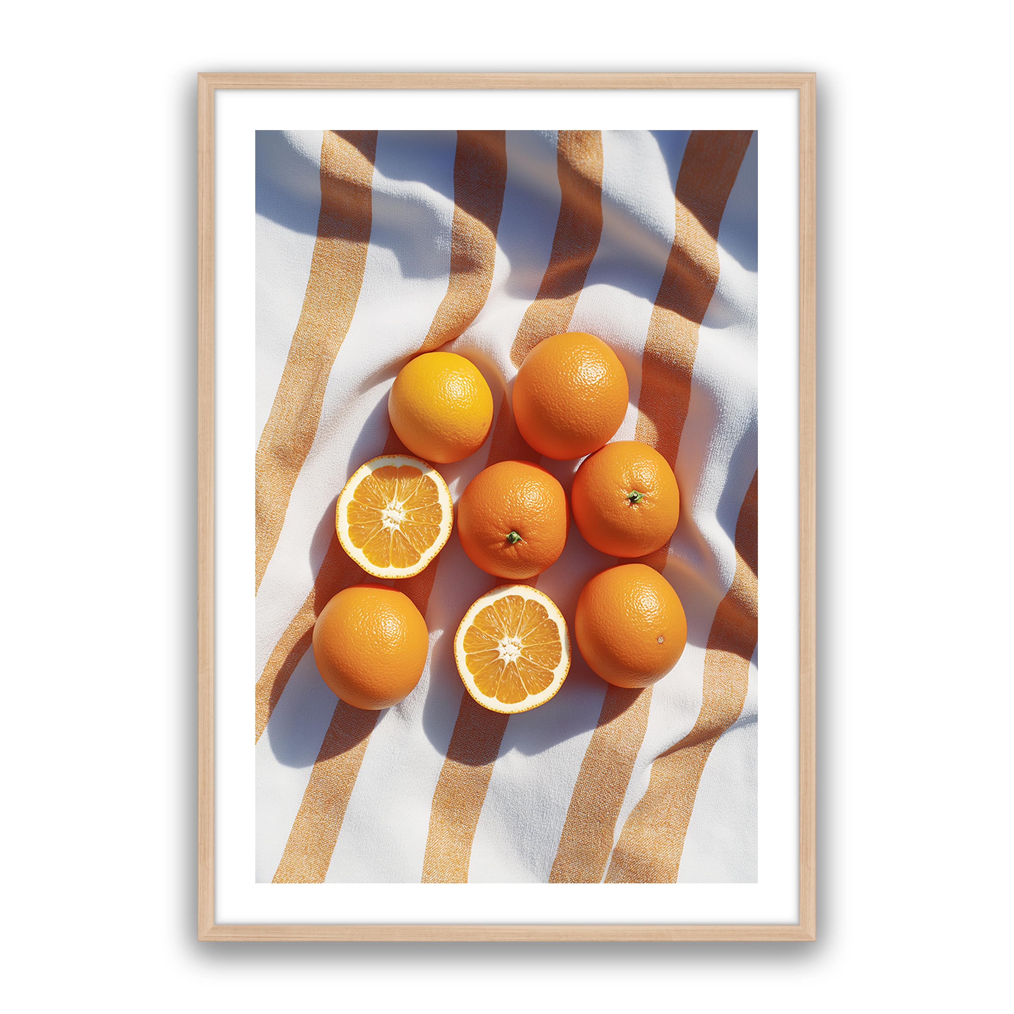 Orange Stripe Portrait
