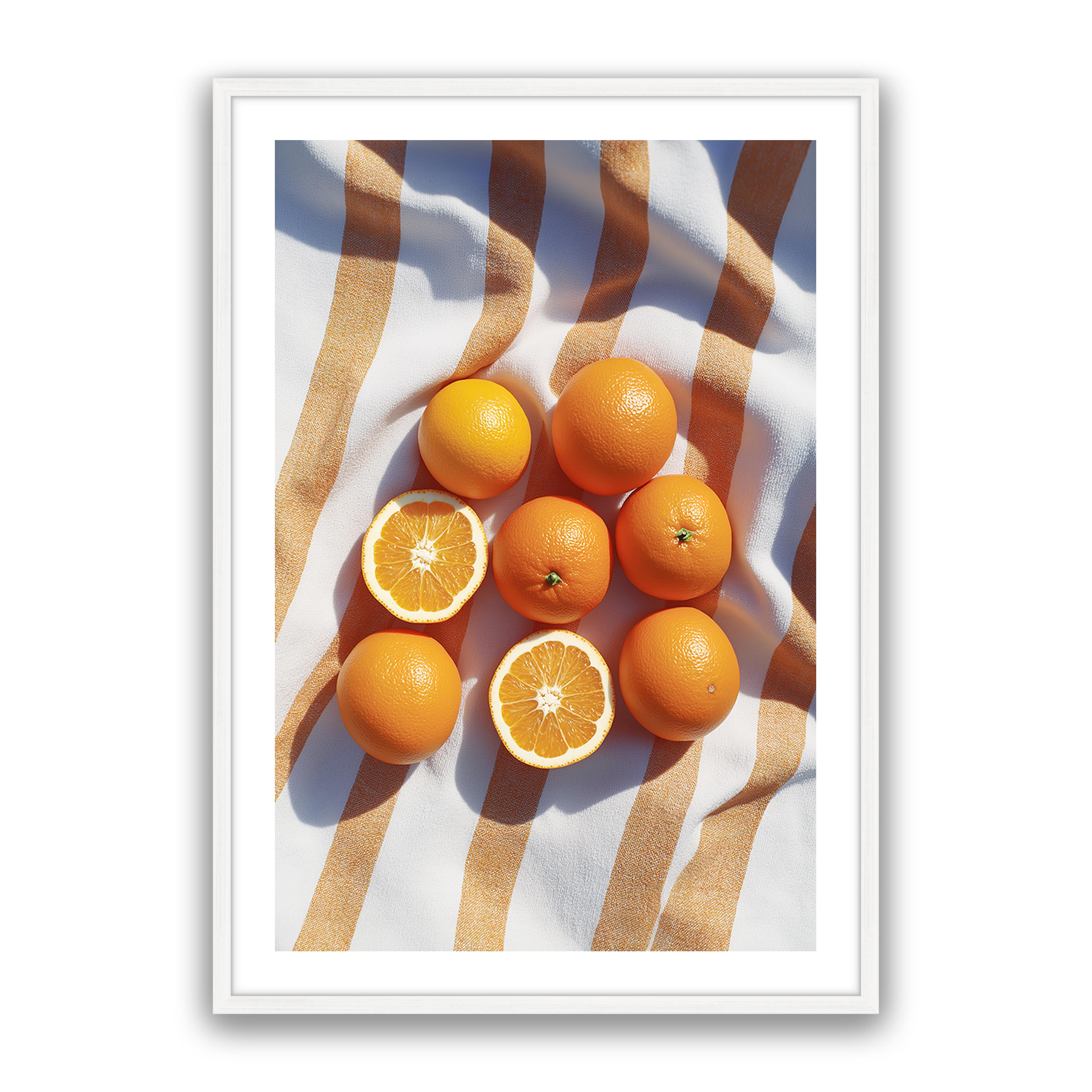 Orange Stripe Portrait