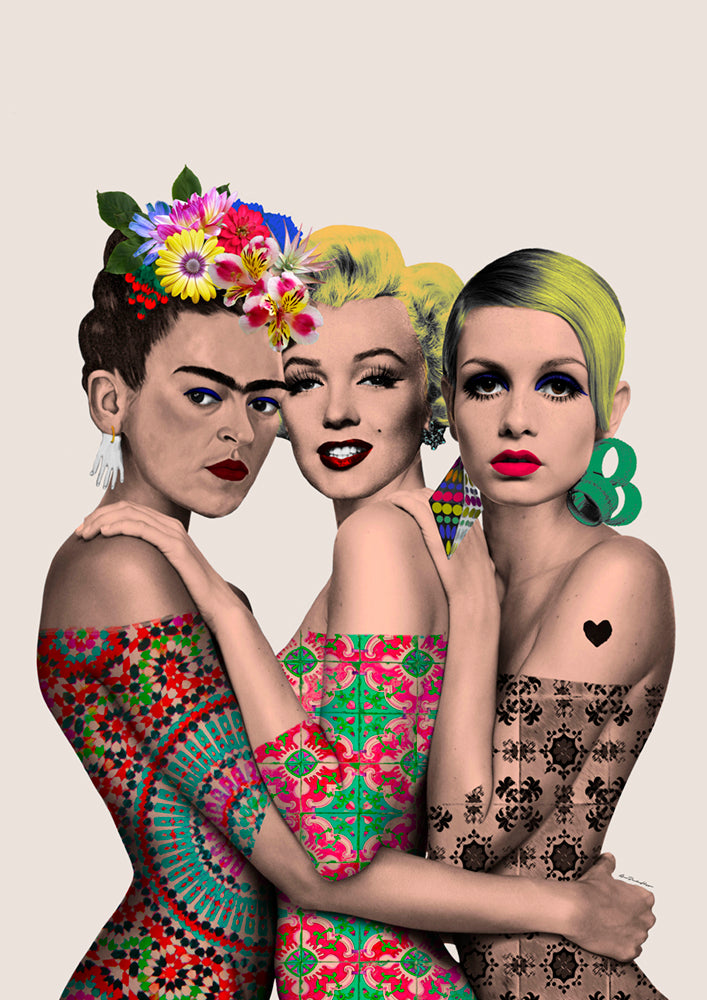 Kahlo, Monroe And Twiggy