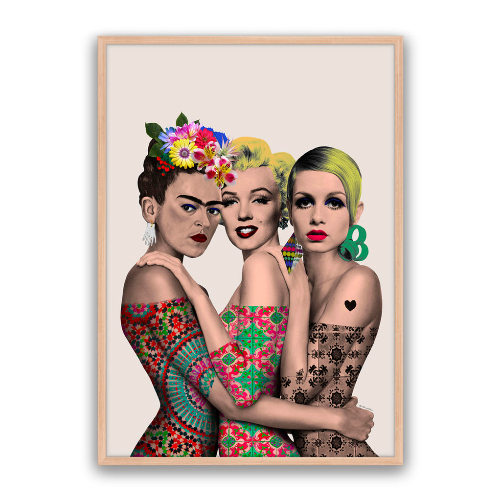 Kahlo, Monroe And Twiggy