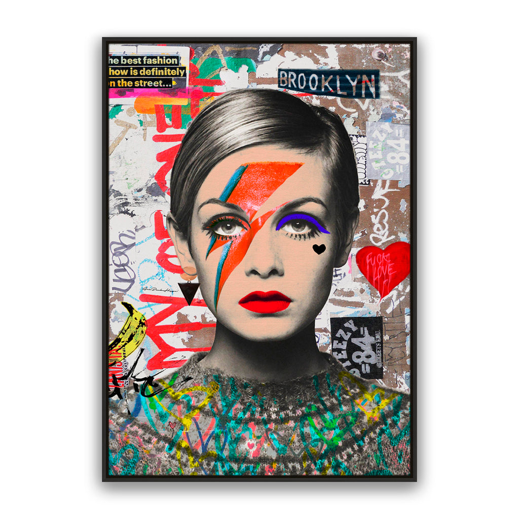 Twiggy Street Art