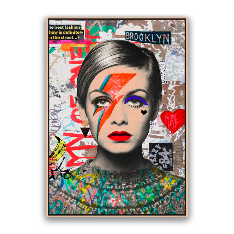 Twiggy Street Art