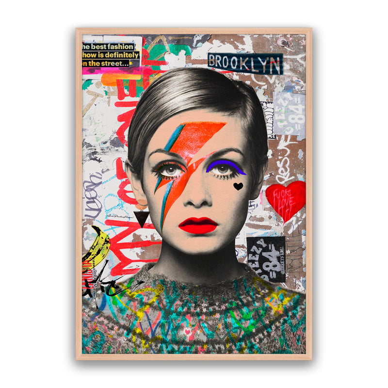 Twiggy Street Art
