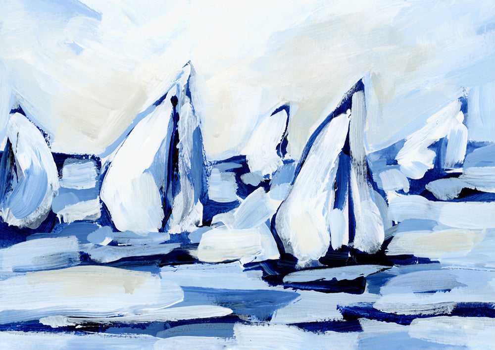 Sail Boats Indigo