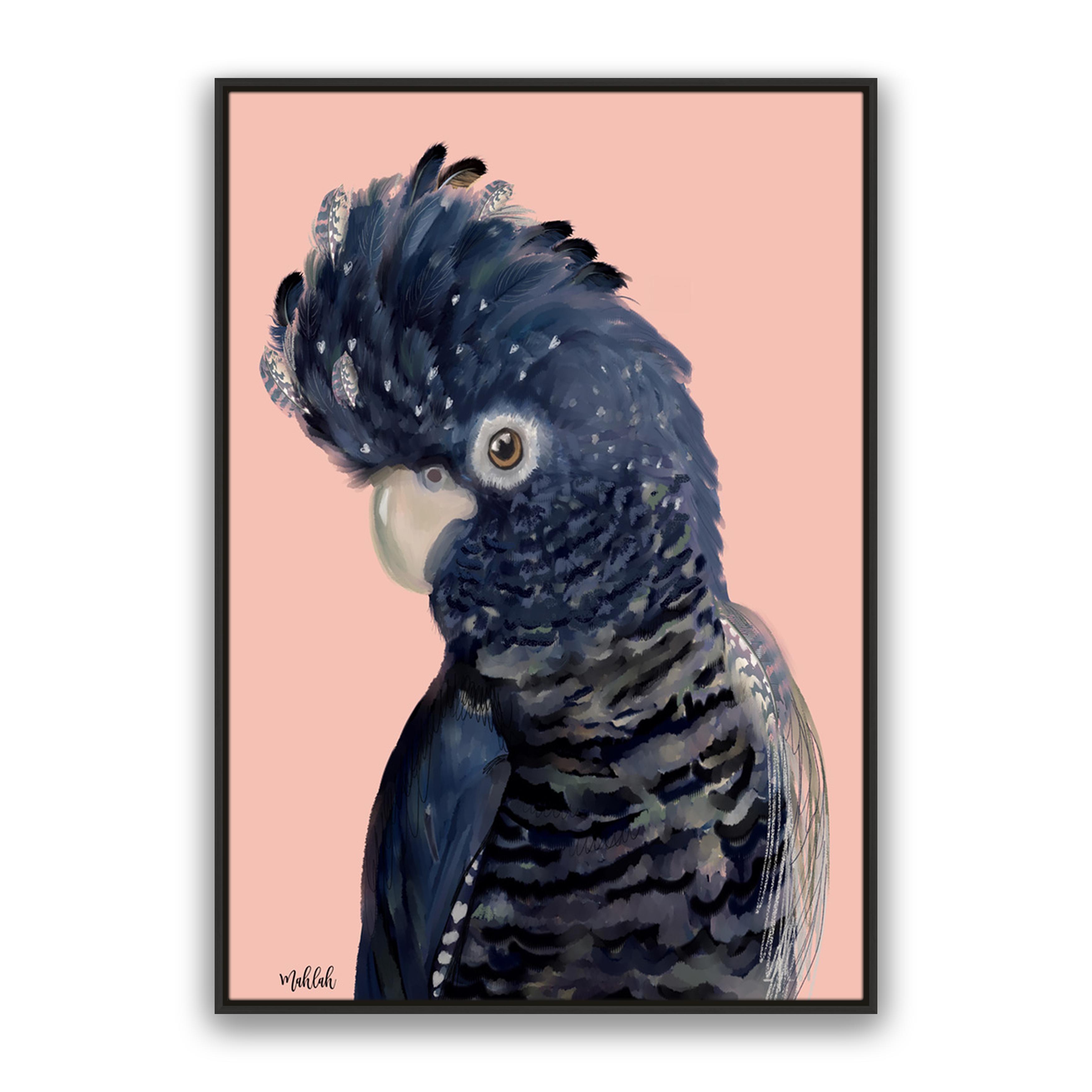 Blue Feathered Cockatoo