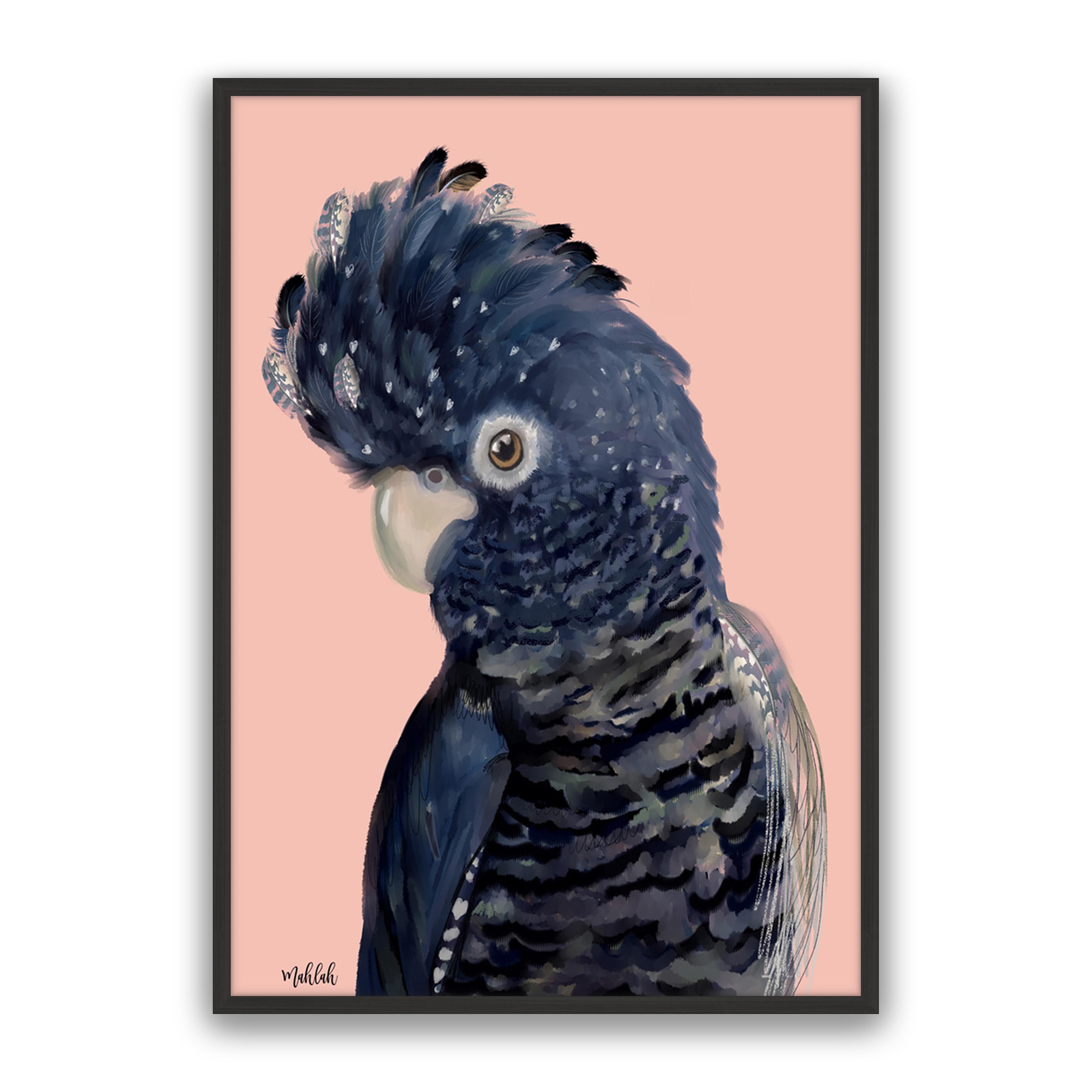 Blue Feathered Cockatoo