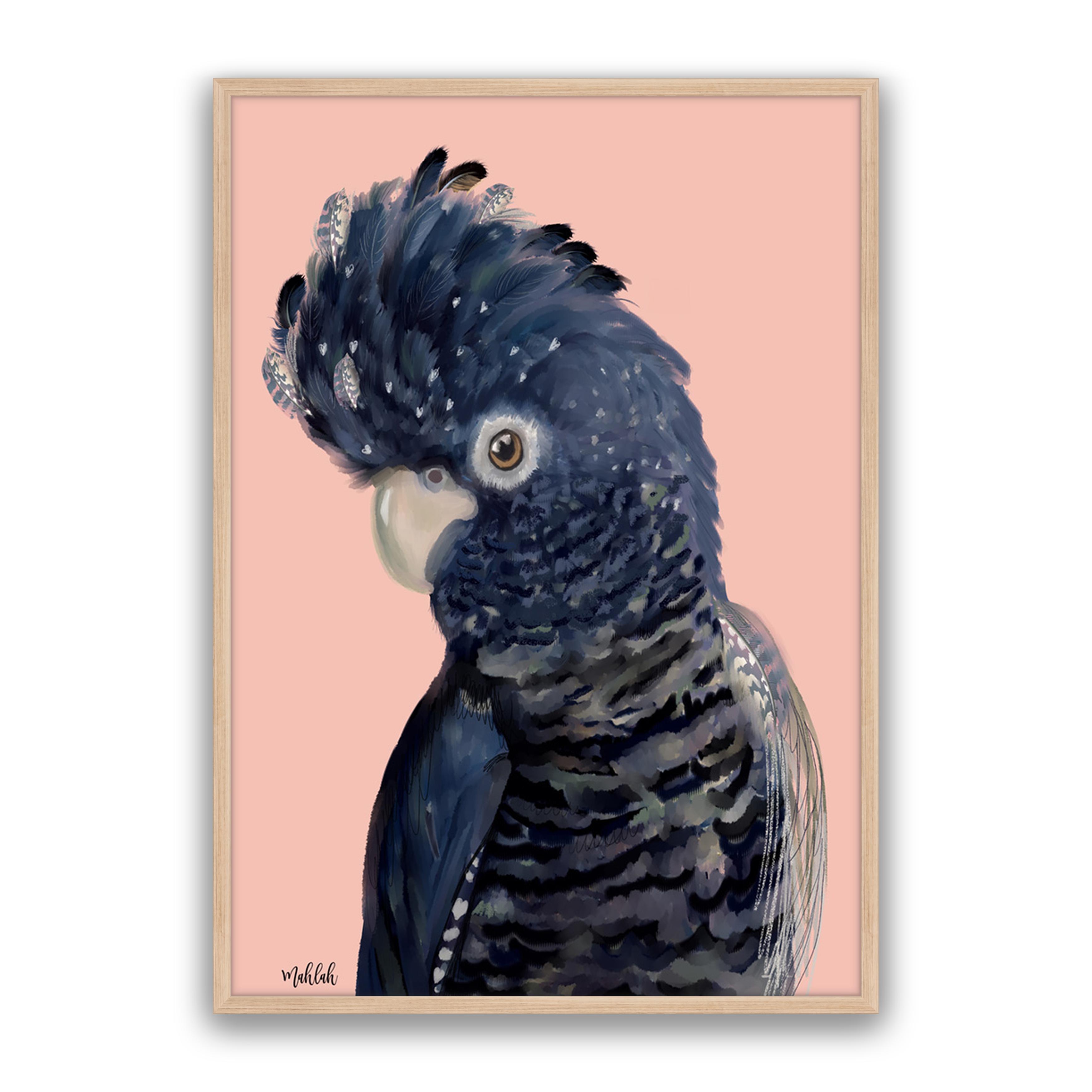 Blue Feathered Cockatoo