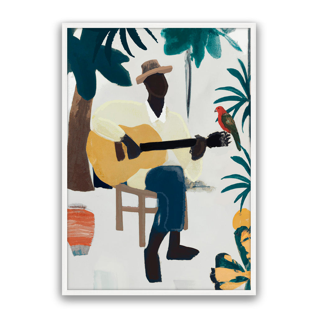 Cuban Yellow Guitar